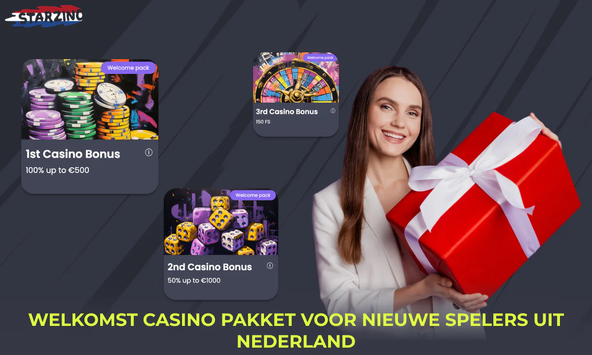 Starzino biedt welkomstbonuspakketten voor nieuwe spelers