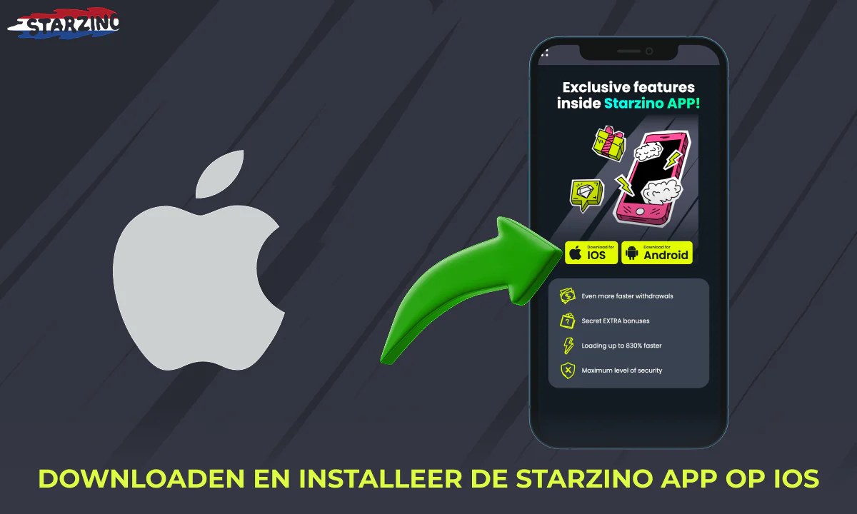 De Starzino-app downloaden op iOS