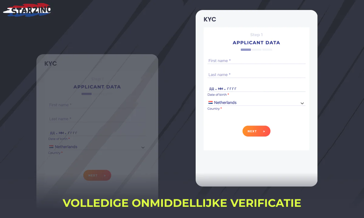 Een account verifiëren op Starzino