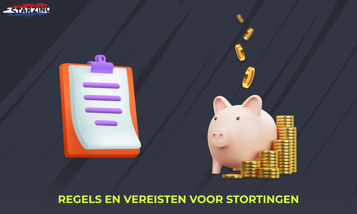 Manieren om geld te storten op je Starzino account
