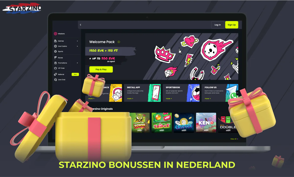 Starzino bonussen voor klanten uit Nederland
